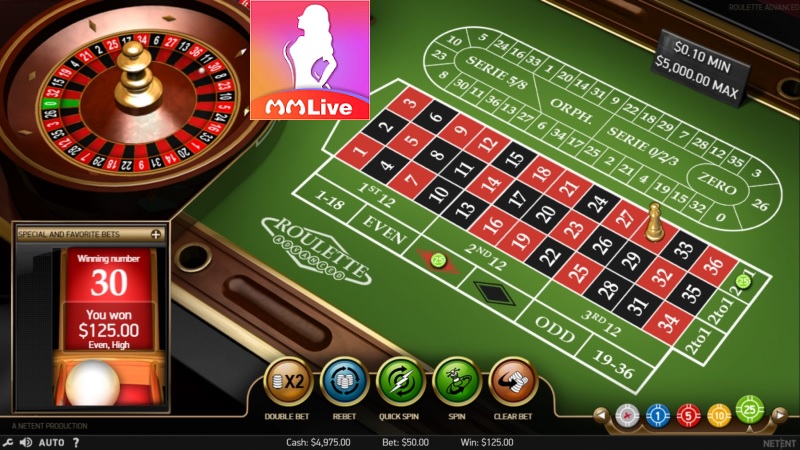 roulette game trực tuyến
